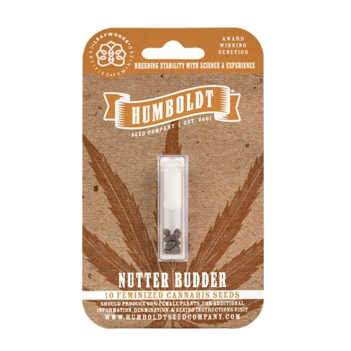 NUTTER BUDDER 10CT FEMINIZED HUMBOLDT SEED COMPANY