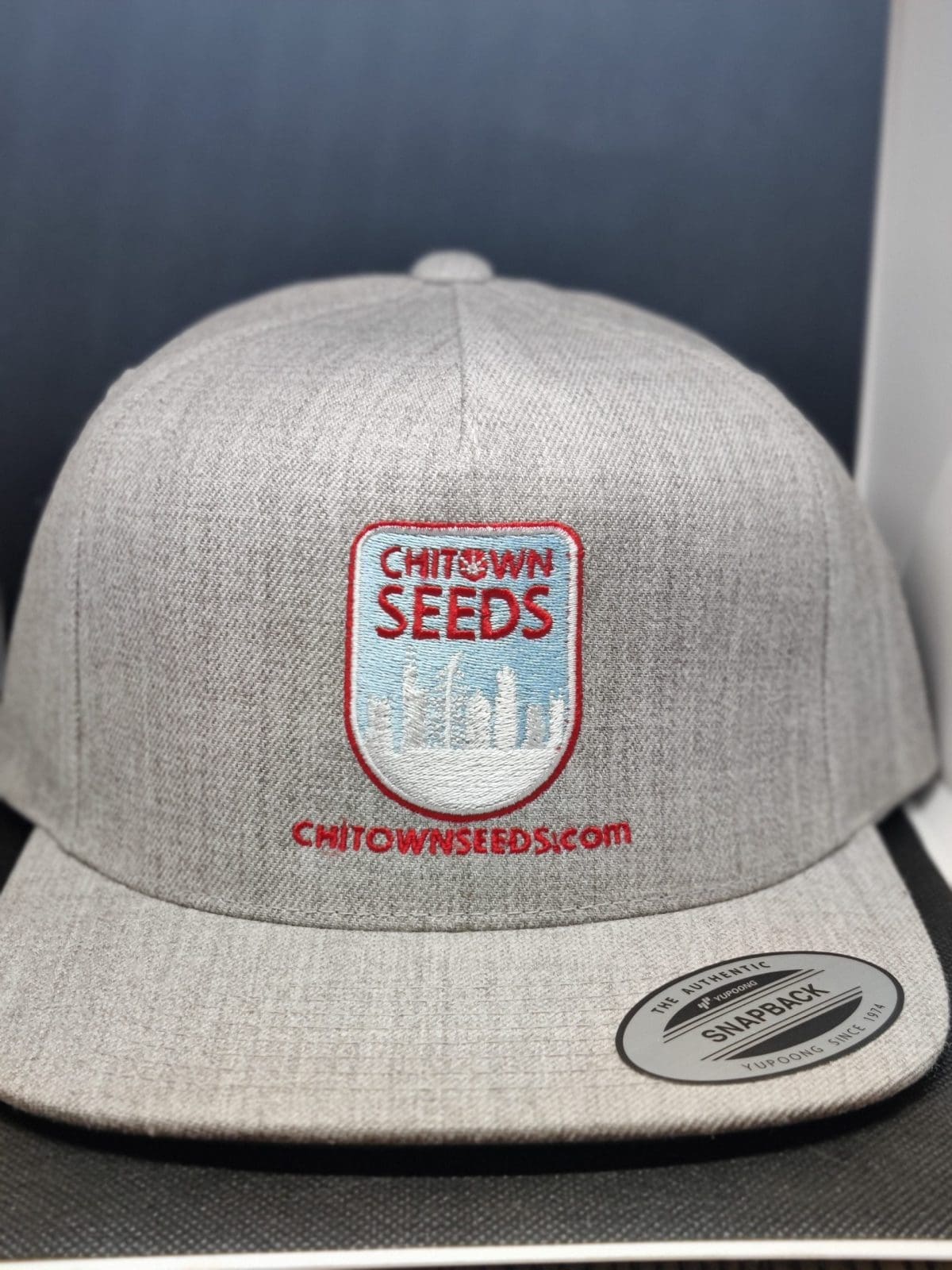 Heather Grey Chitown/Humboldt Classic Woolblend Snapback Hat