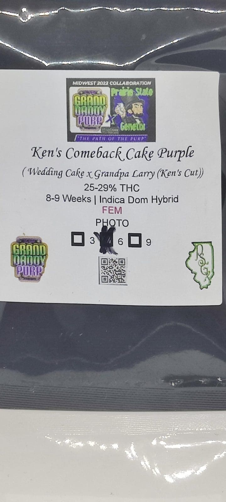Ken's Comeback Cake Purple Fems