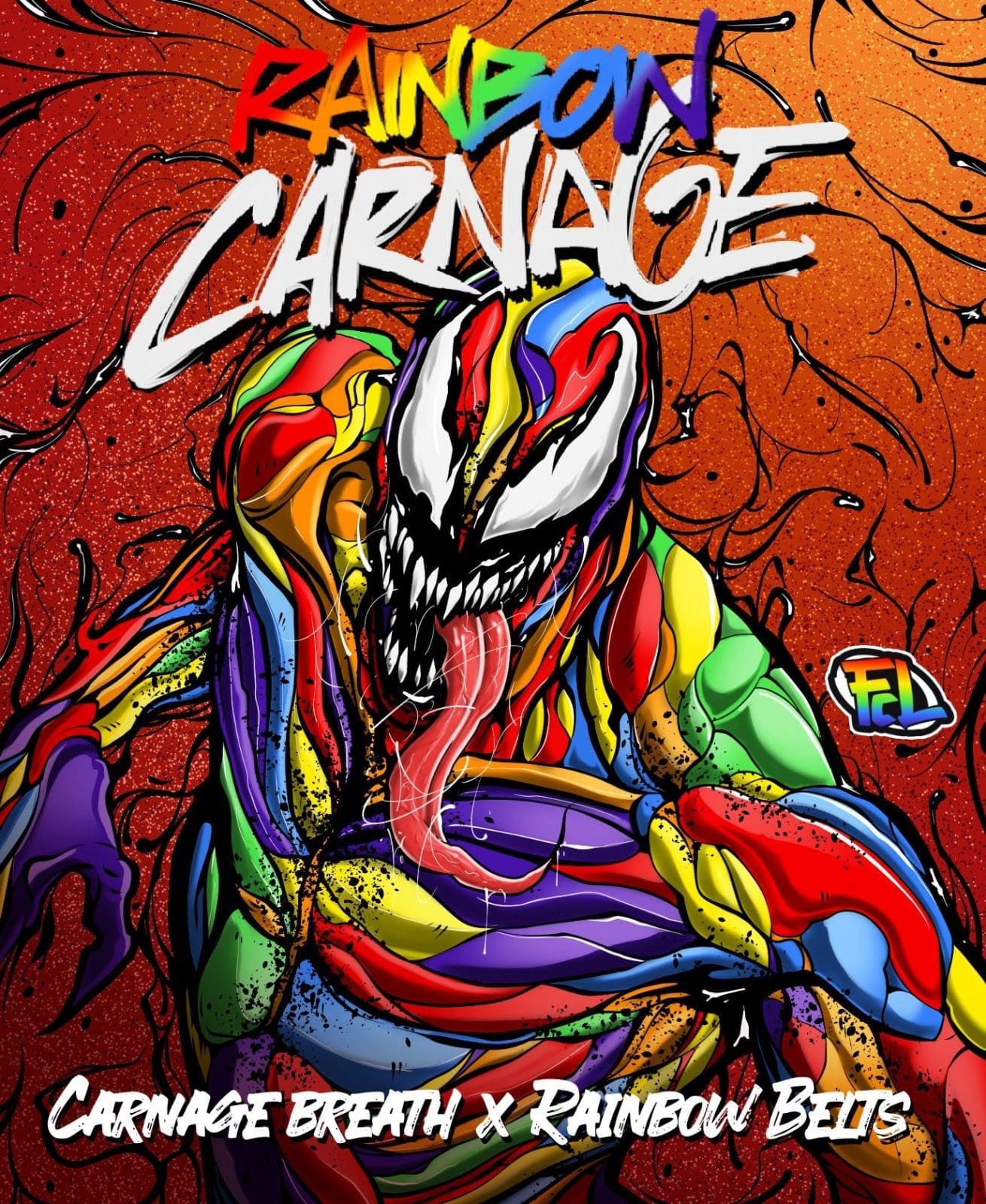 RAINBOW CARNAGE 7CT FEMS WITH FREEBIE