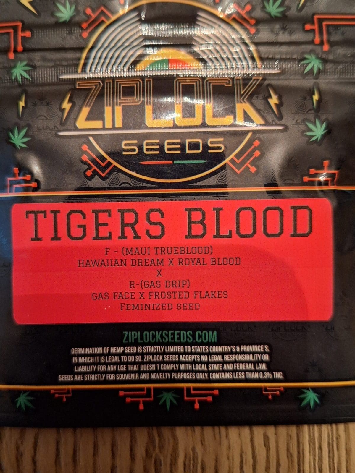 TIGERS BLOOD 10+ct FEMS