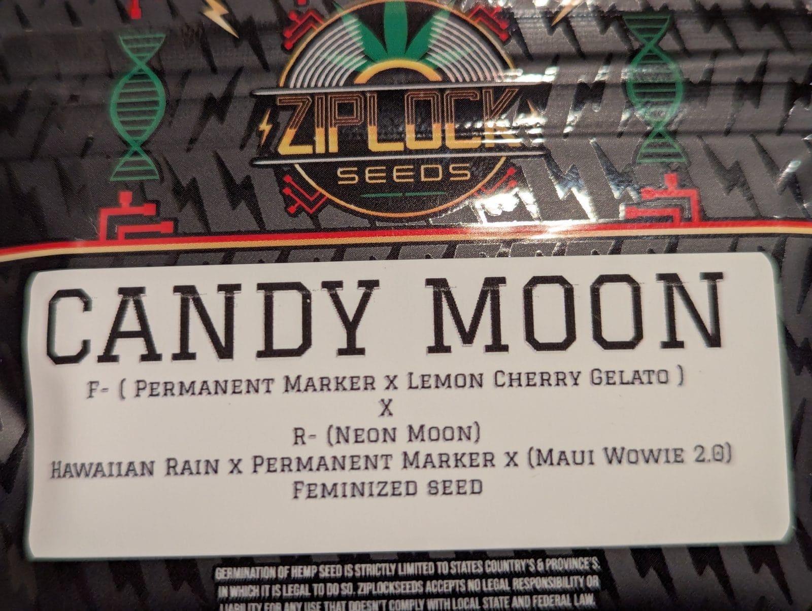 CANDY MOON 10ct FEMS PLUS ZIPLOCK FREEBIE