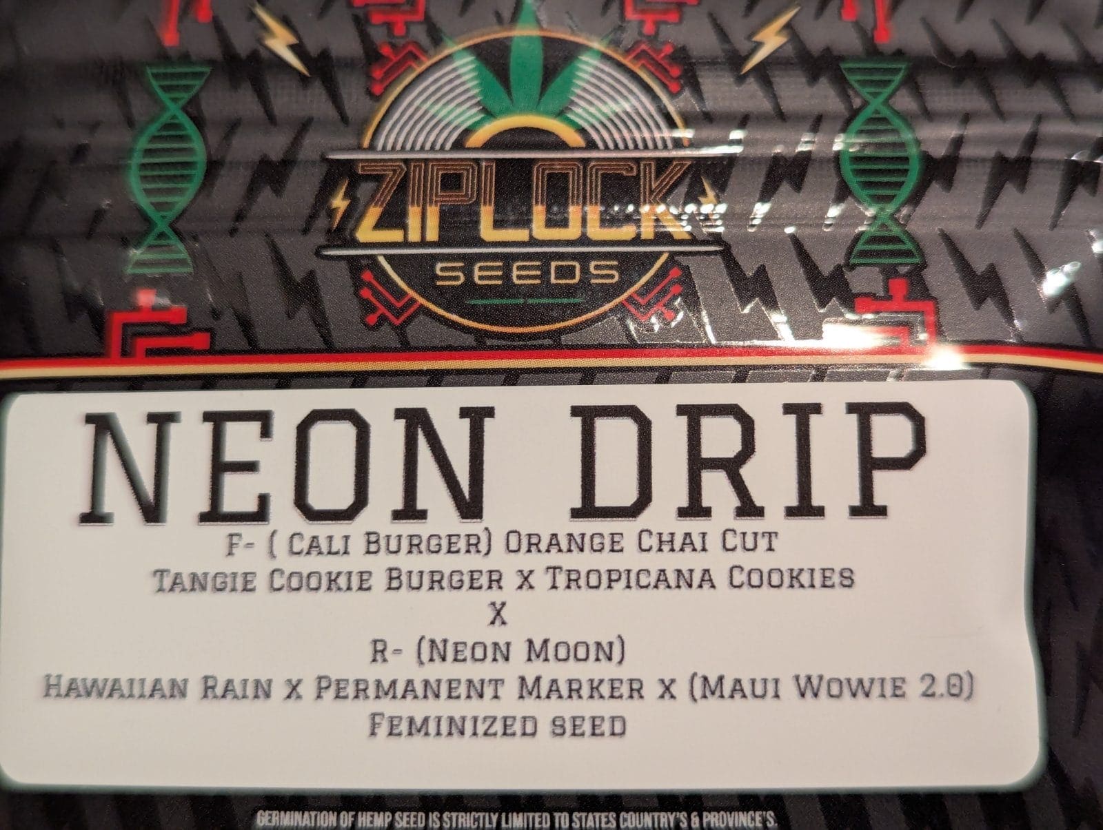 NEON DRIP 10ct FEMS PLUS ZIPLOCK FREEBIE