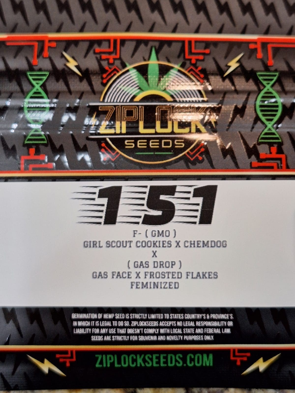 151 10ct FEMS PLUS ZIPLOCK FREEBIE