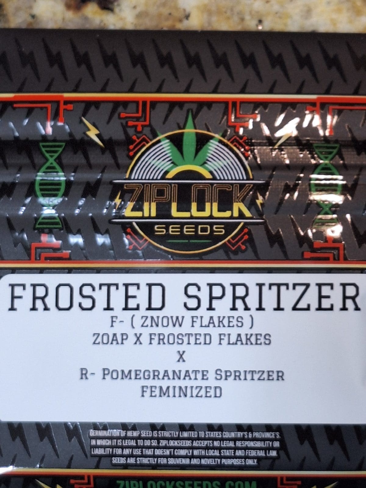Frosted Spritzer 10ct Fems PLUS ZIPLOCK FREEBIE