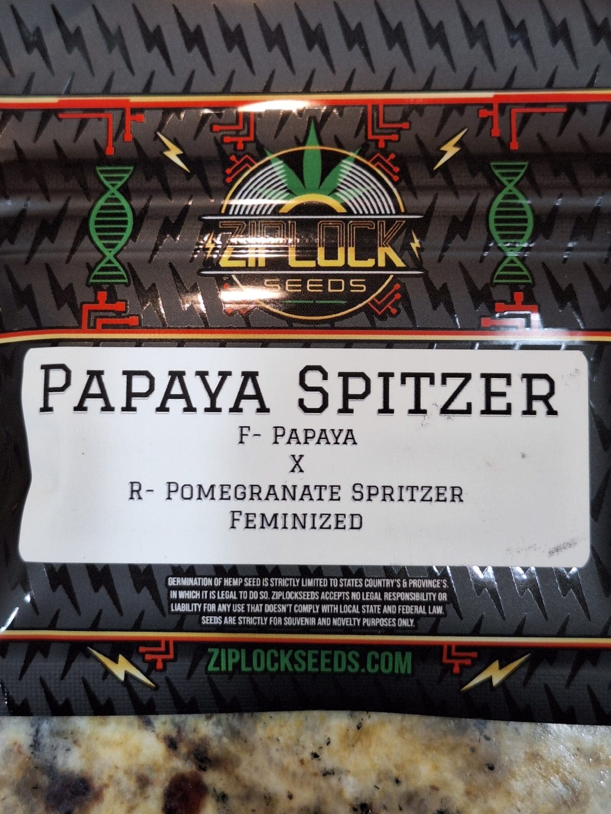 PAPAYA SPRITZER 10ct FEMS PLUS ZIPLOCK FREEBIE